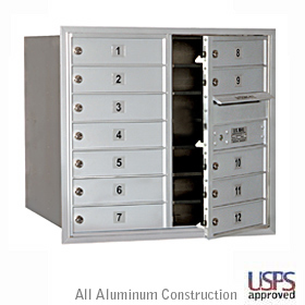 Horizontal Wall Mount Mailboxes
